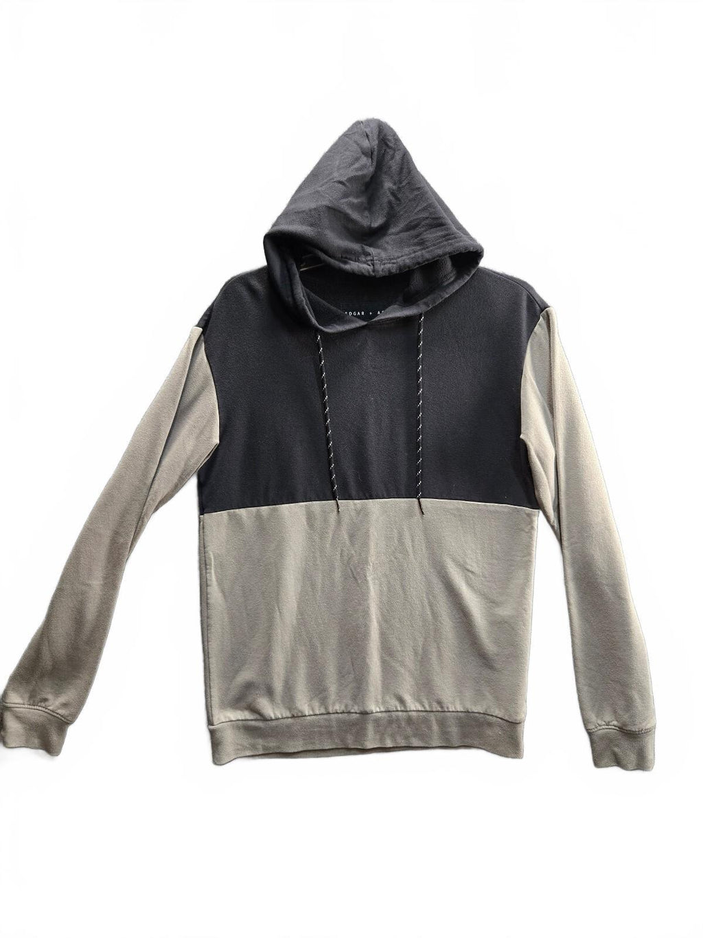 Edgar + Ash Colorblock Hooded Sweatshirt Size Small