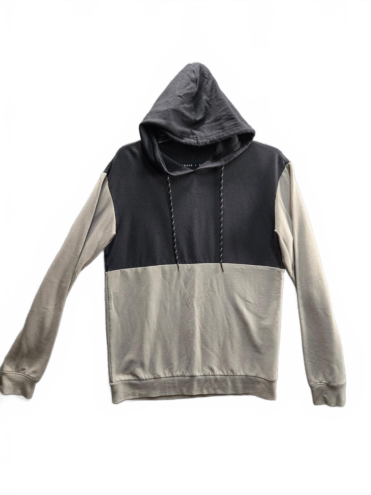 Edgar + Ash Colorblock Hooded Sweatshirt Size Small
