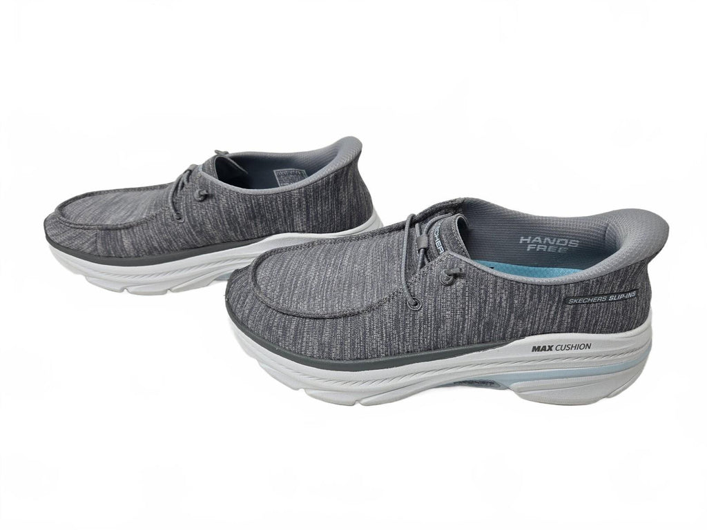 Skechers Max Cushioning Slip-On Sneakers in Gray, Size 9.5