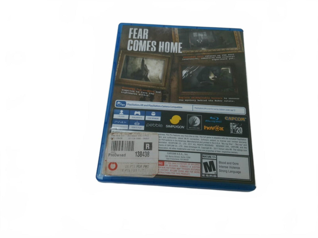 Resident Evil 7: Biohazard for PS4