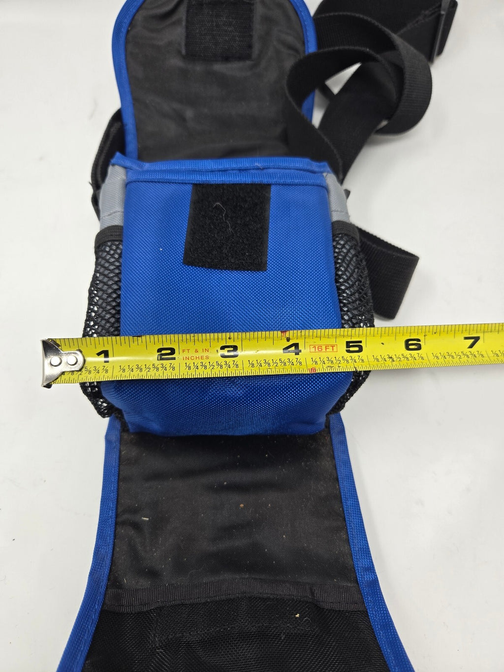 Alandda Blue Padded Camera Bag Pouch | Adjustable Shoulder Strap & Buckle
