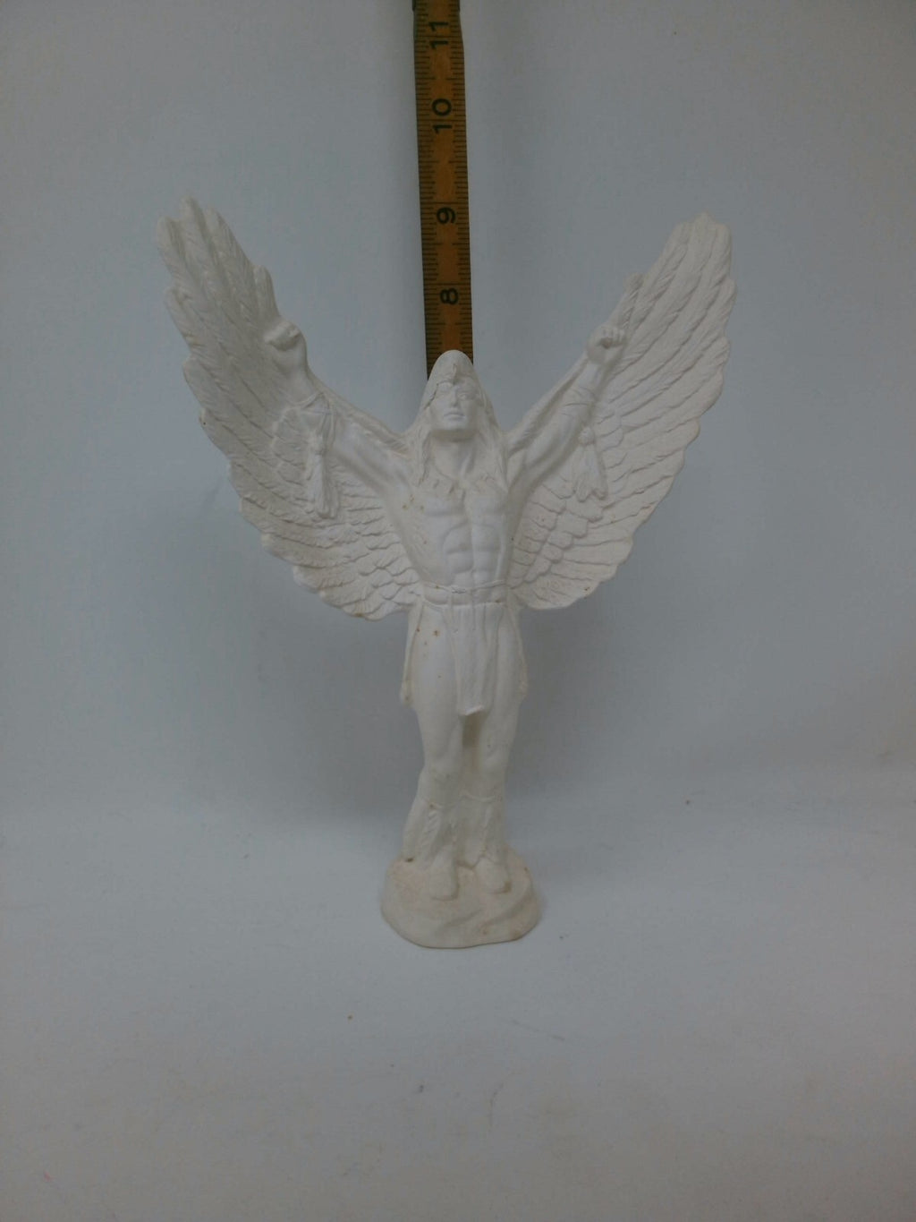 Provincial Bisque Eagle Dancer Ready To Paint Native American Indian Statue
