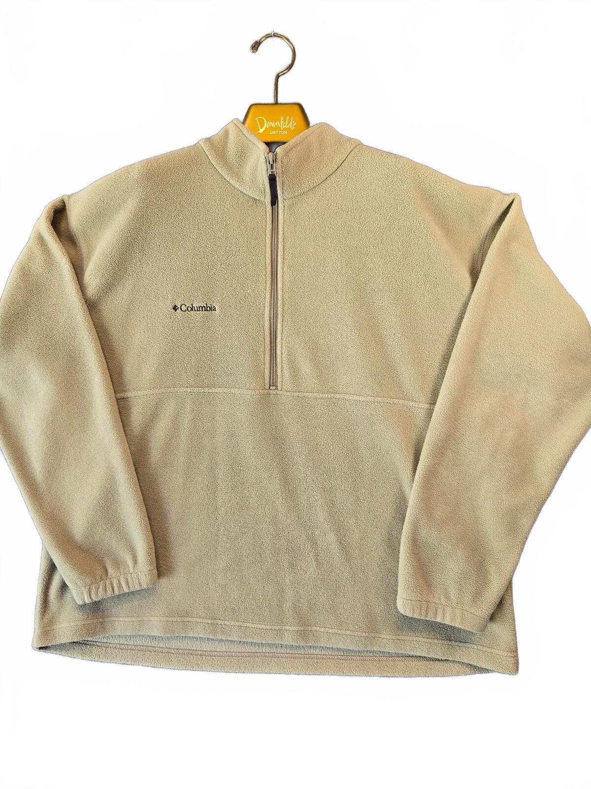 Columbia Sportswear Men's Steens Mountain 1/2 Zip Fleece Pullover Beige Tan XXL