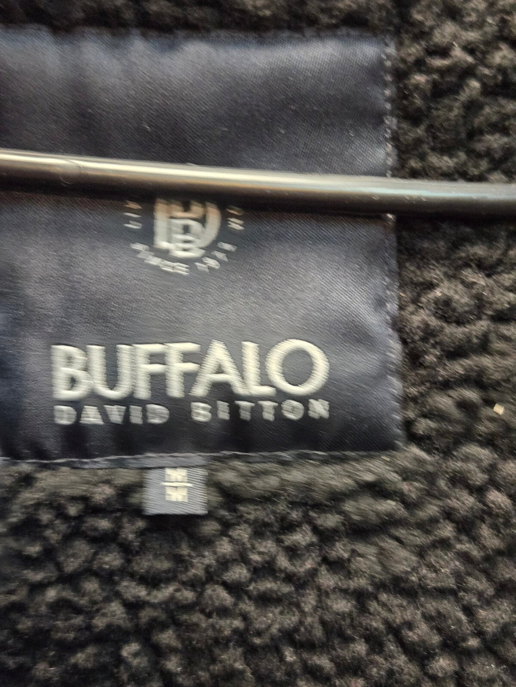 Buffalo David Bitton Men's Medium Navy Blue Hooded Sweatshirt