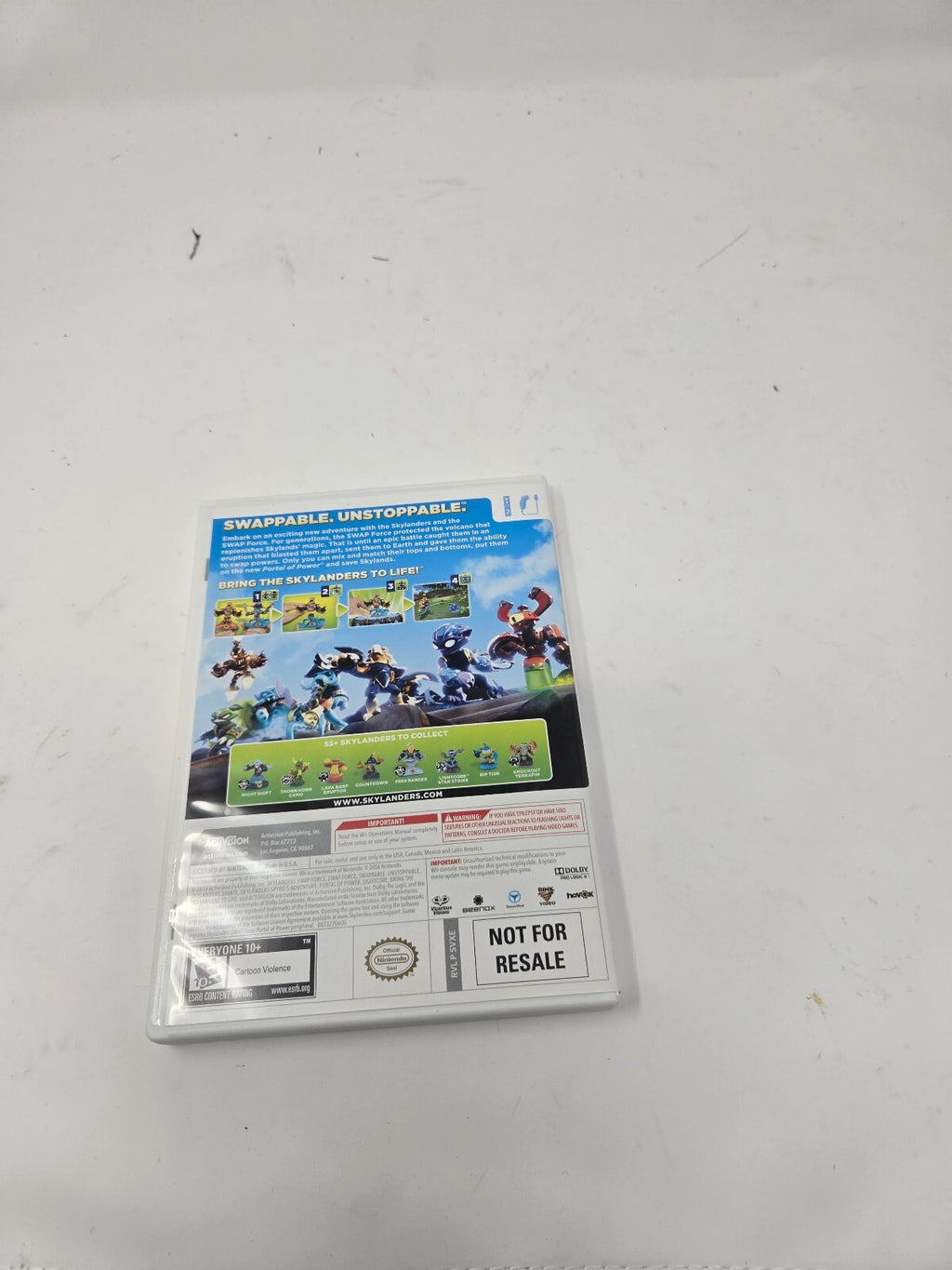 Skylanders Swap Force Wii Game