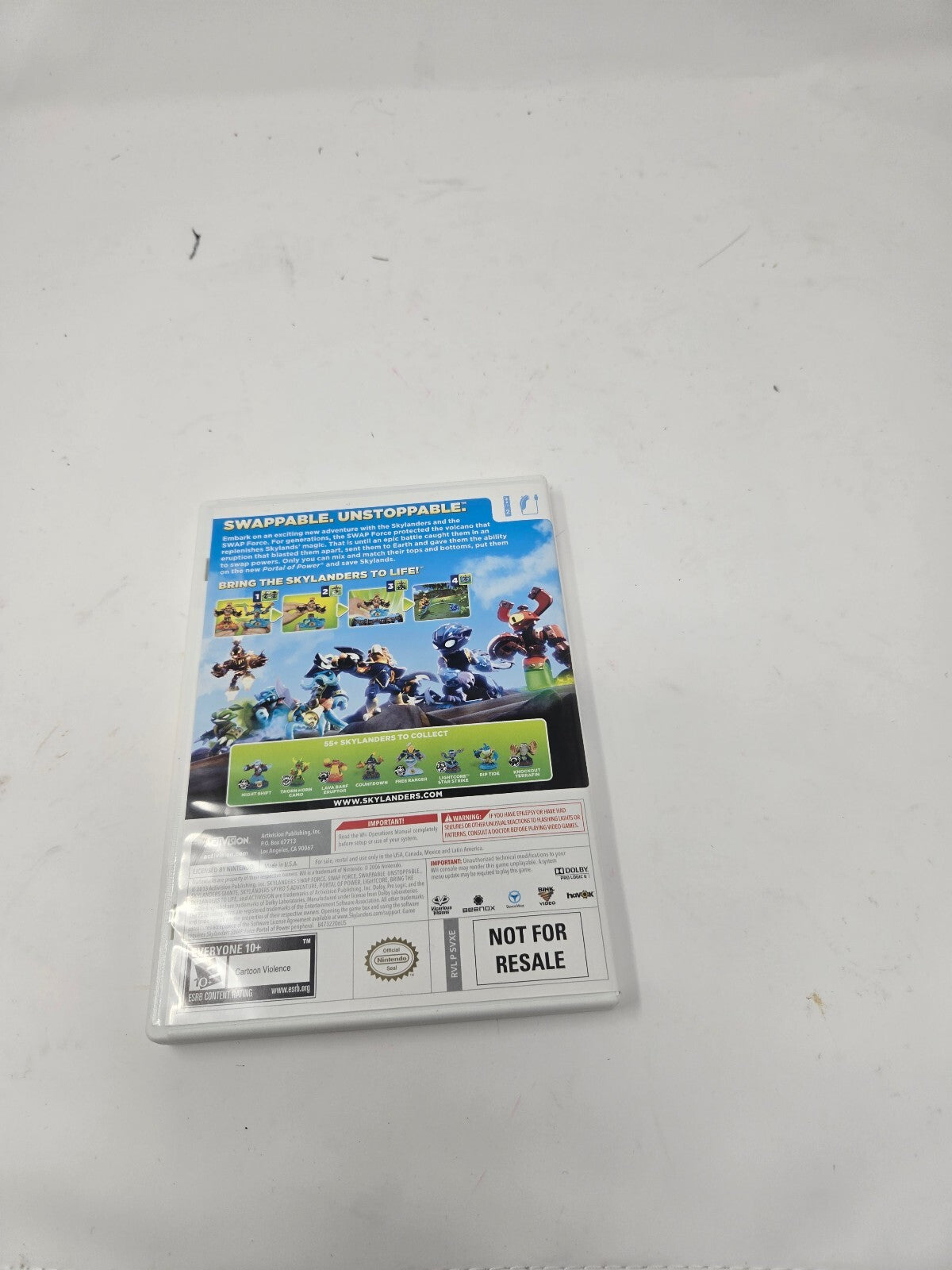 Skylanders Swap Force Wii Game