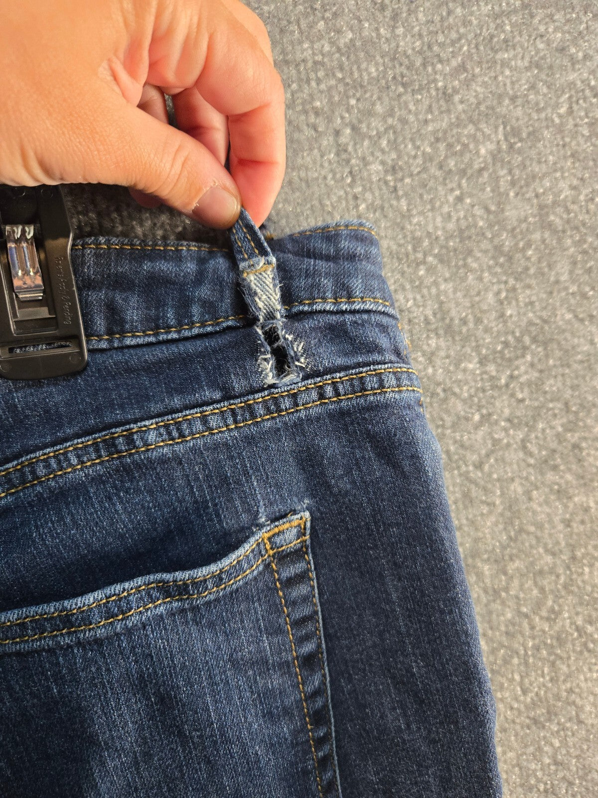 Liz Claiborne Classic Fit Straight Leg Women's Jeans Size 8T Blue Denim