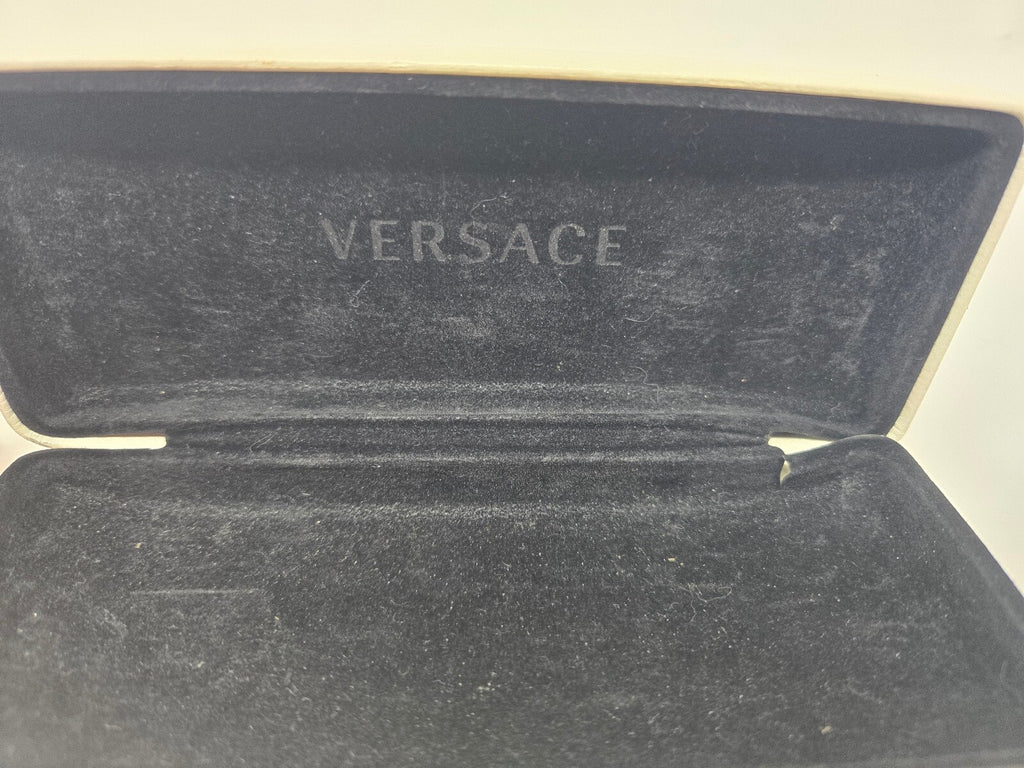Versace Eyewear Case - White with Black Interior