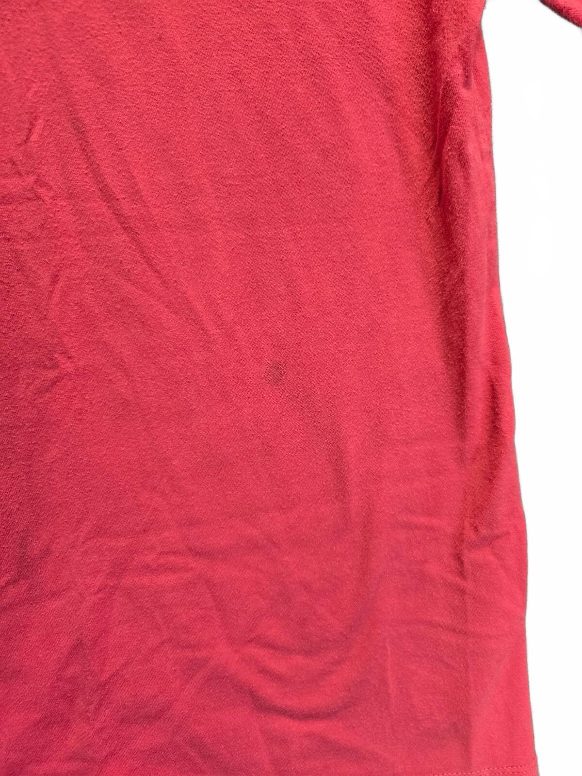 Nike Sportswear Essential Futura Big Logo Graphic T-Shirt Pink / Red Size YLarge