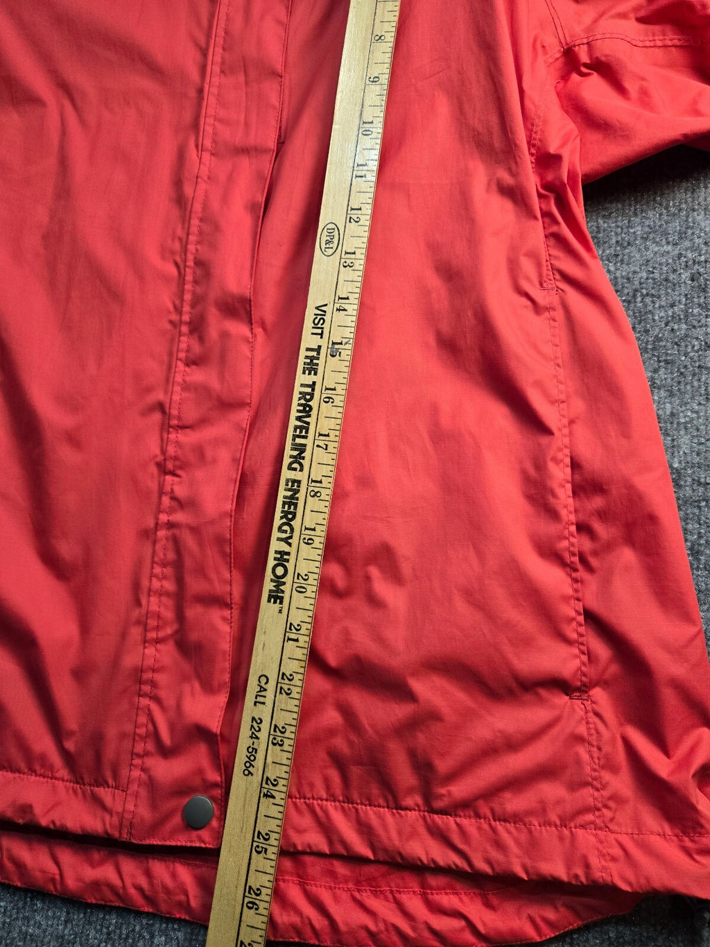 West marine Red Packable Hooded Windbreaker Jacket