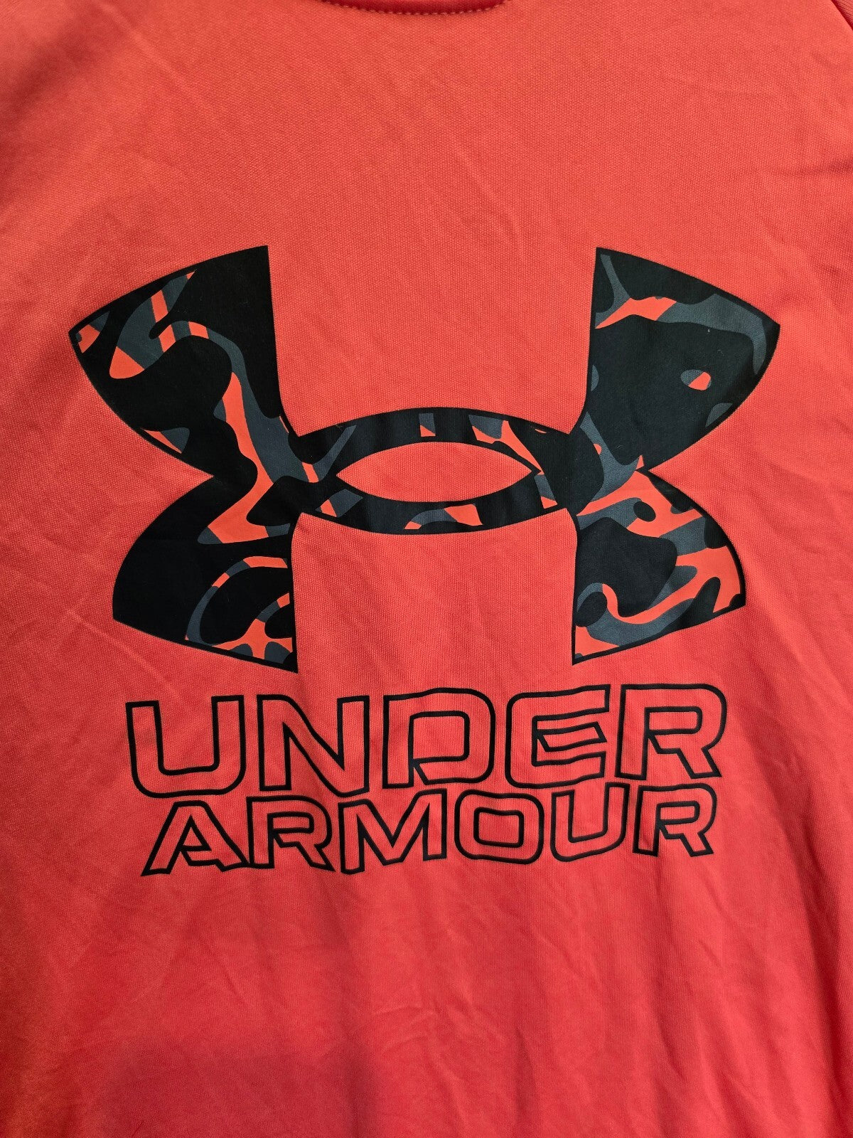 Under Armour Boys' Tech Hybrid Print Short-Sleeve T-Shirt