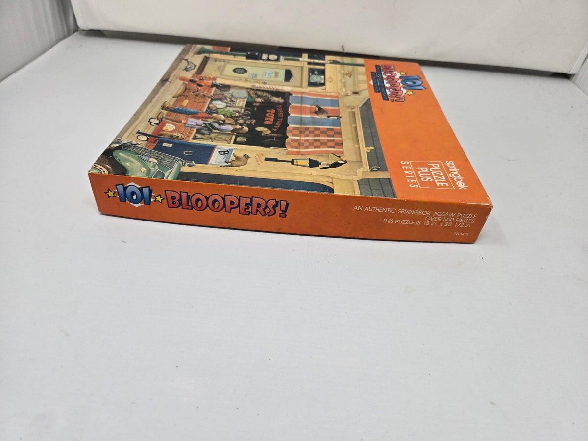 Vintage Springbok 101 Bloopers Jigsaw Puzzle Plus Series 500 pc Topsy Turvy Toys