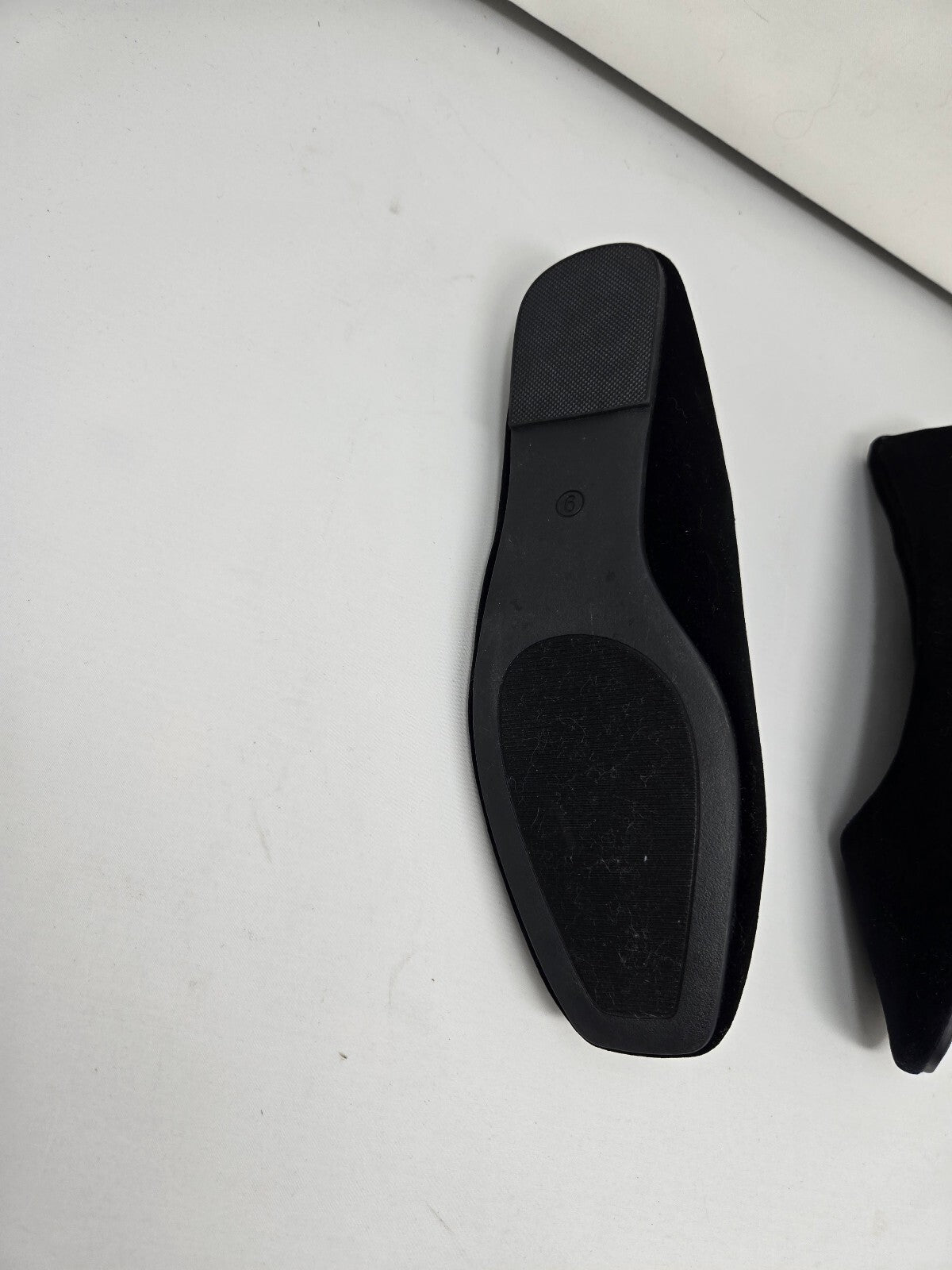 Corky’s Black Velvet Square Toe Flats sz 9