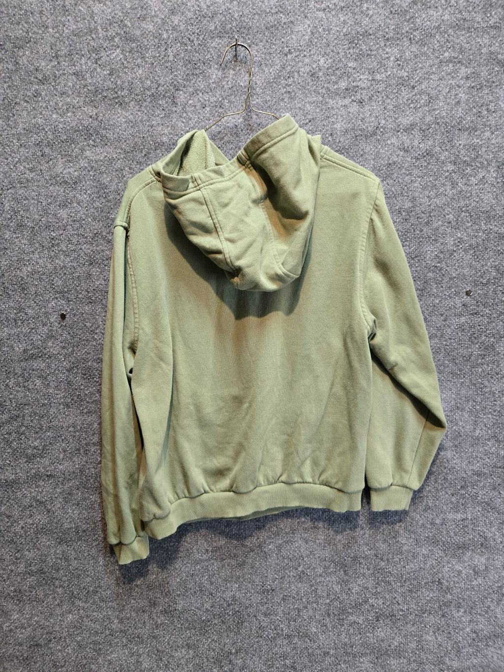 Nike Big Kids Club Fleece Pullover Hoodie Sage Green White Logo Sz Youth XL
