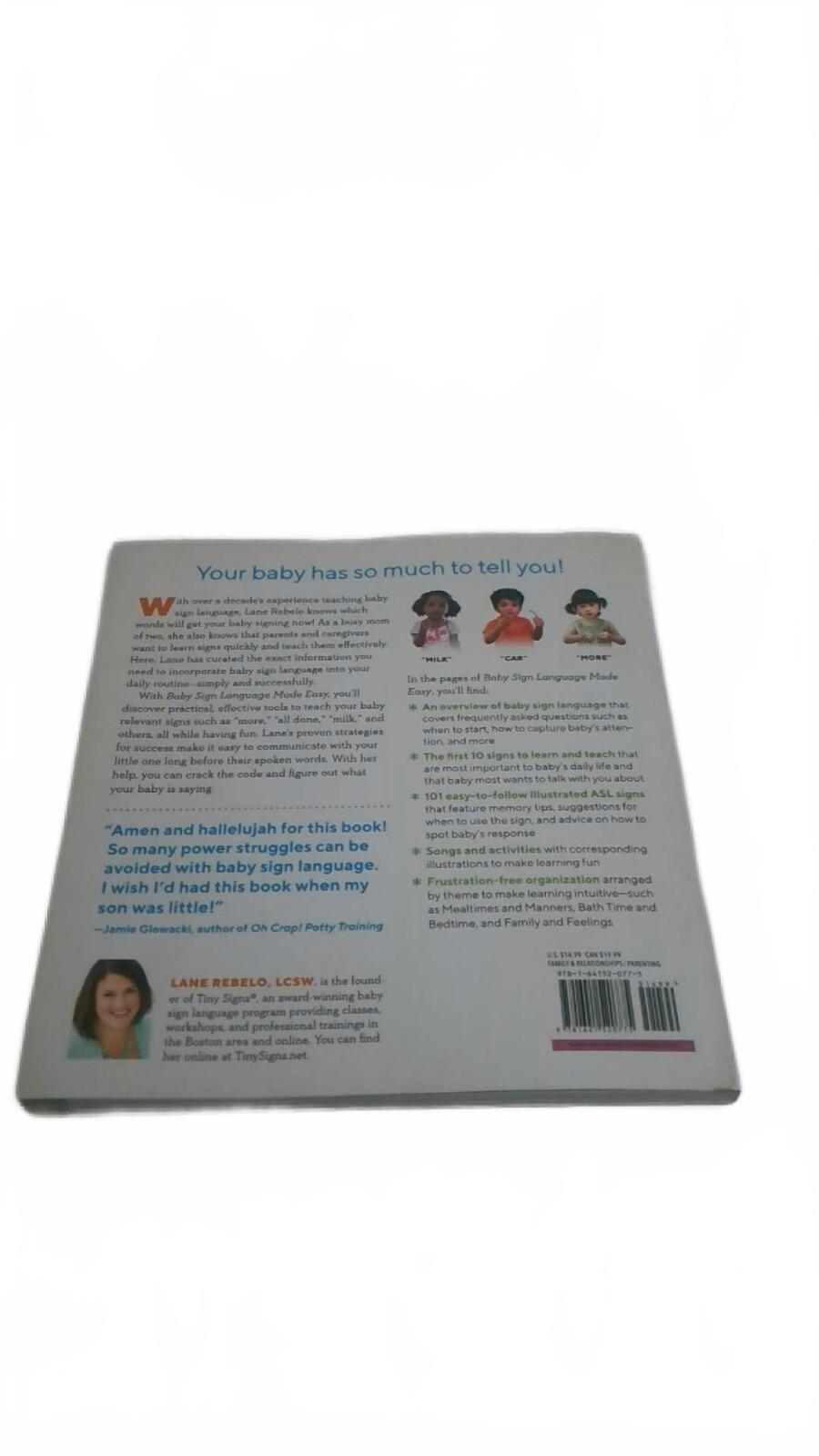 Baby Sign Language Made Easy by Lane Rebelo - 101 Signs to Start Communicating