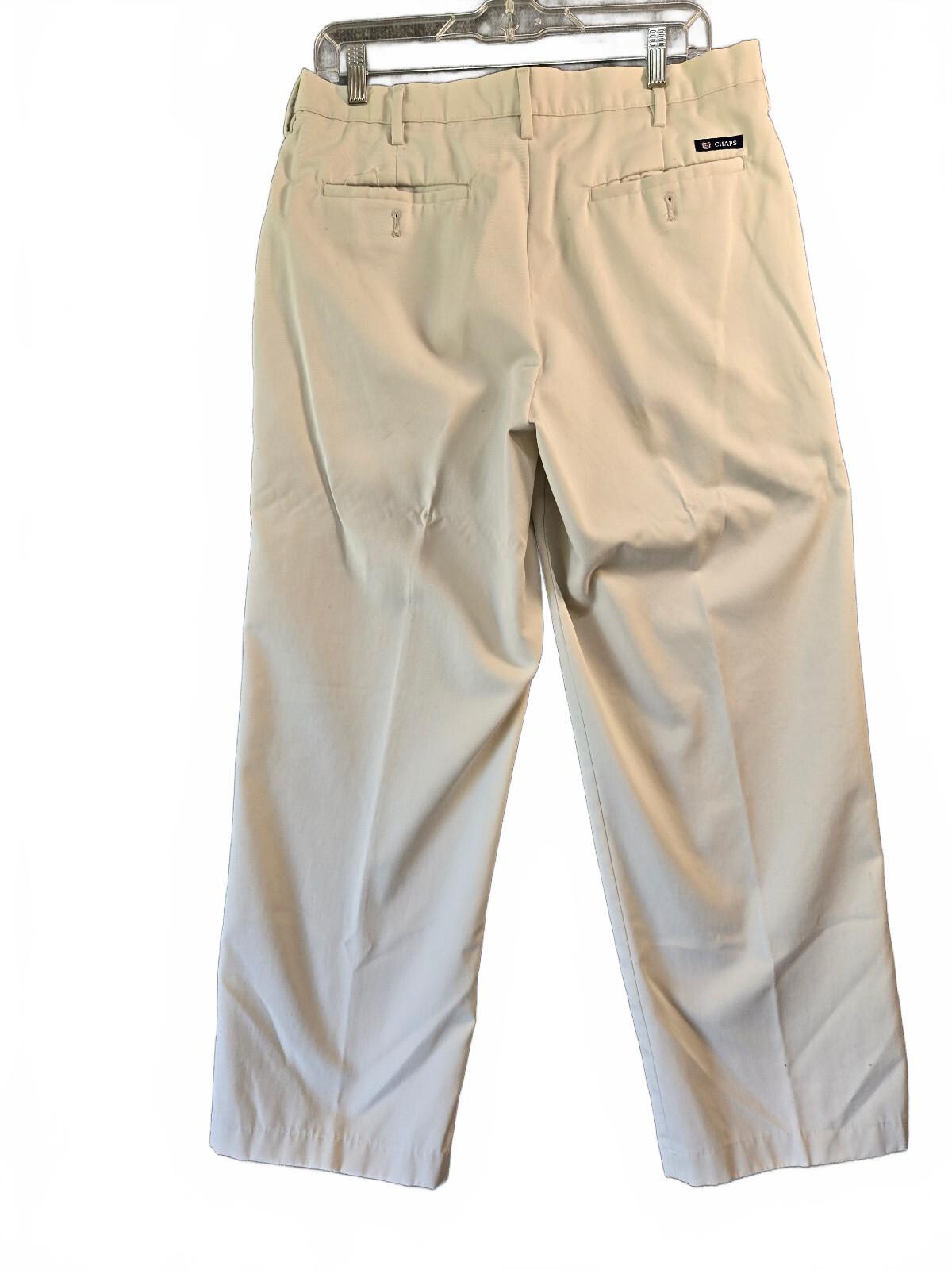 Chaps Men's Straight Fit Khaki