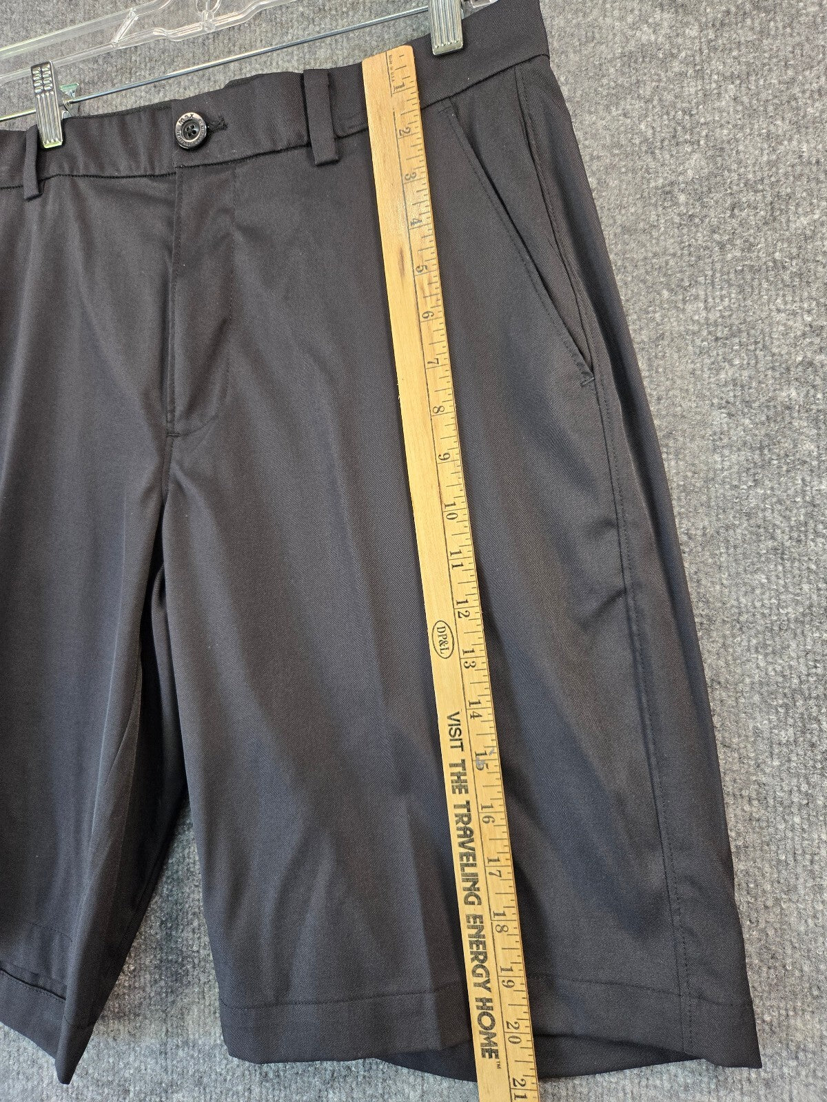 MSX by Michael Strahan Men's Size 32 Black Performance Stretch Golf Shorts
