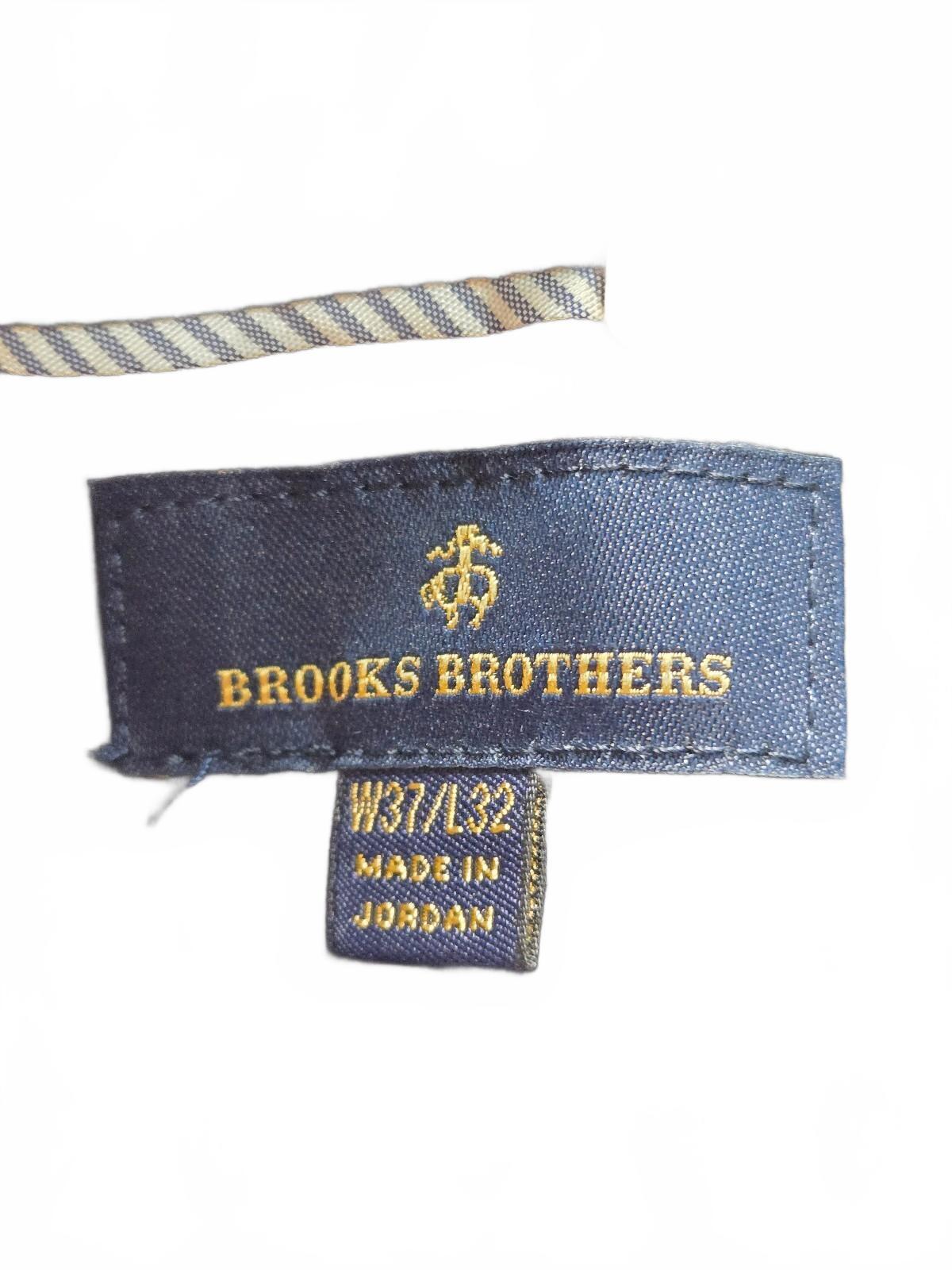 Brooks Brothers Madison Fit Charcoal Gray Wool Dress Pants Trousers W37 L32