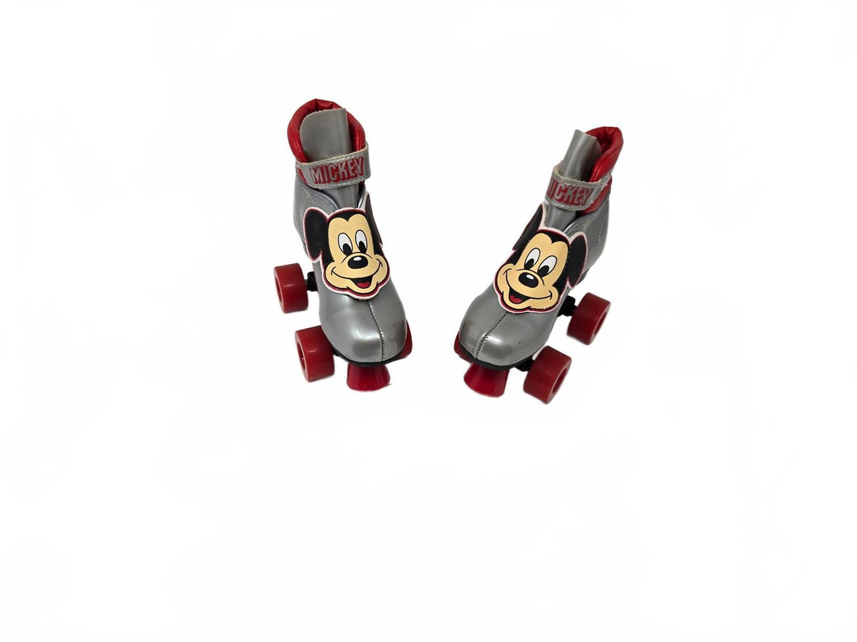 Vintage 1980s Disney Mickey Mouse Kids roller Skates  By Brookfield