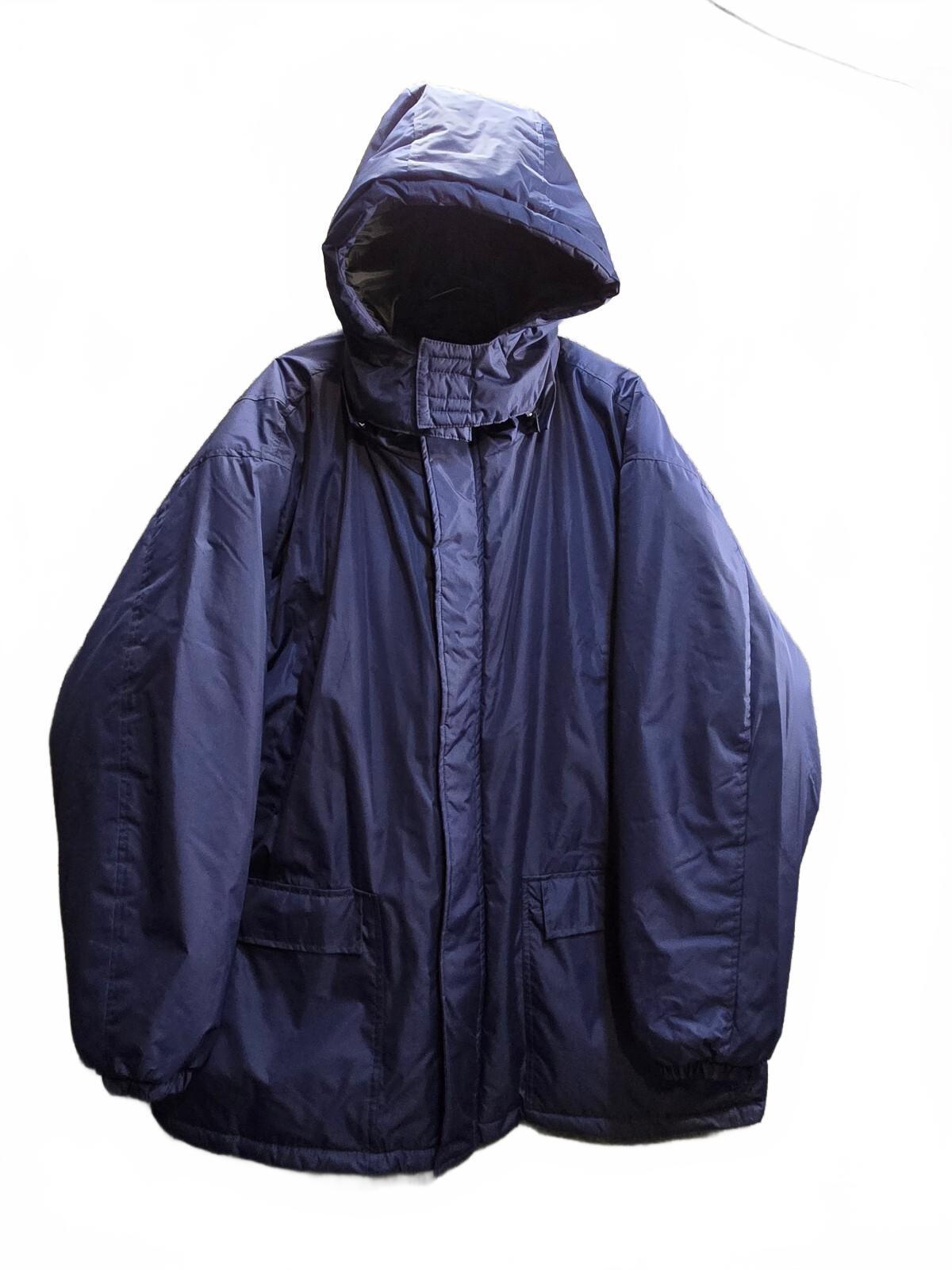 Jack Frost Men's 3XL Navy Blue Winter Jacket with Hood