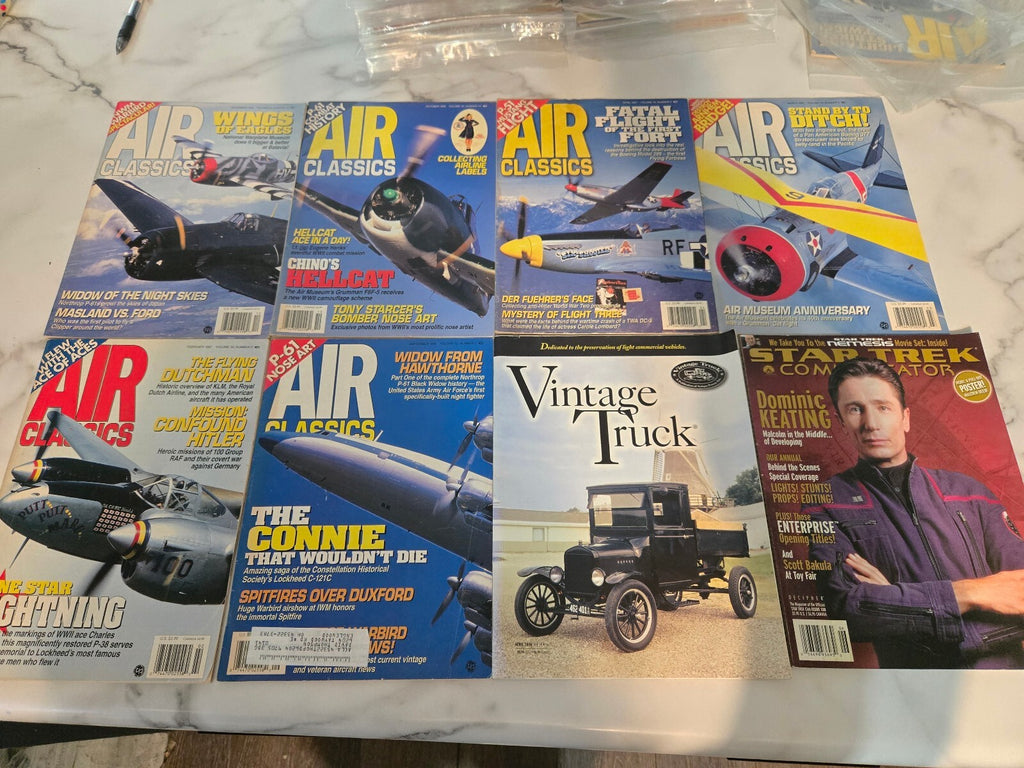 Collection of Vintage Magazines Including Air Classics, Vintage Truck, and StarT