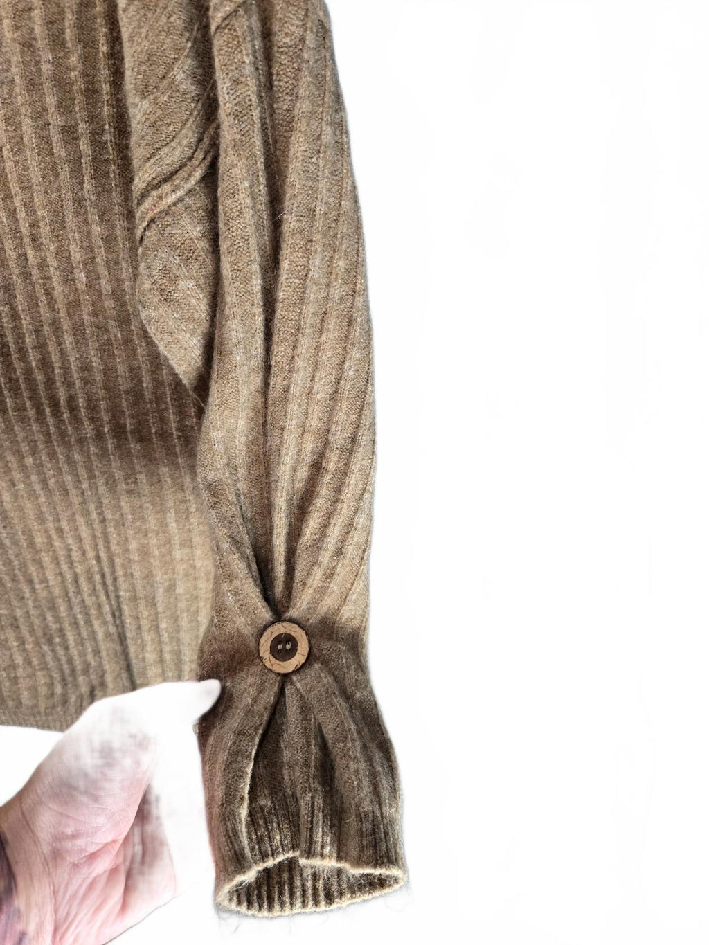 Intimately Free People Around The Clock Ribbed Knit Button Cuff Tunic XS