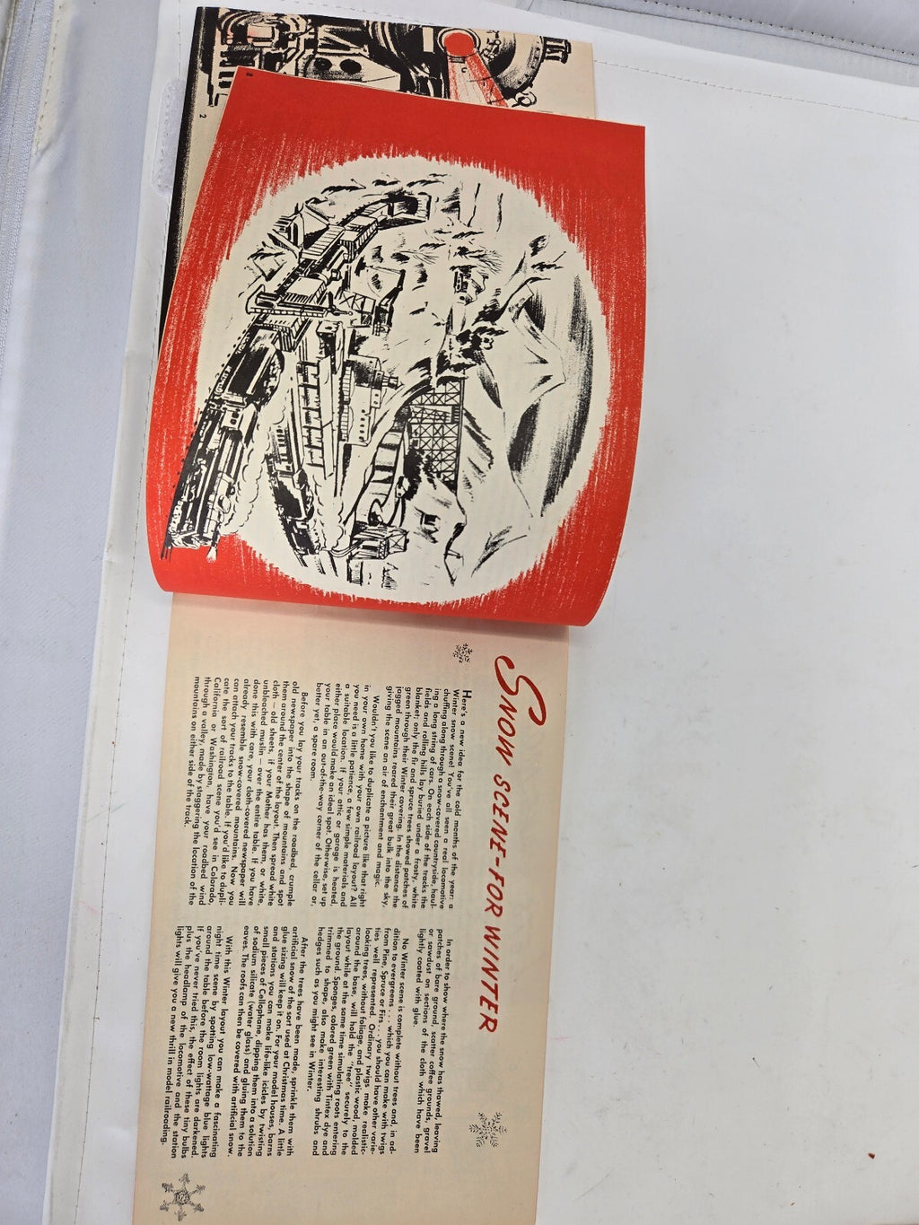 Lot of 2 Vintage 1940s Lionel Train Paper: 1942 Instruction Manual & 1947 Broc