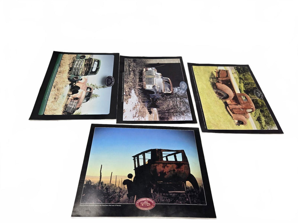 Set of 4 Vintage Truck Magazines with Classic Truck Covers