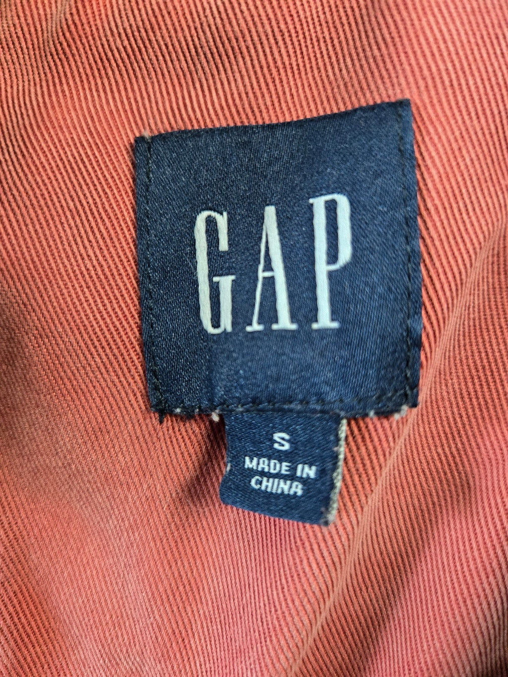 GAP Women's Casual Polo Shirt Dress in Rust Orange, Size Medium