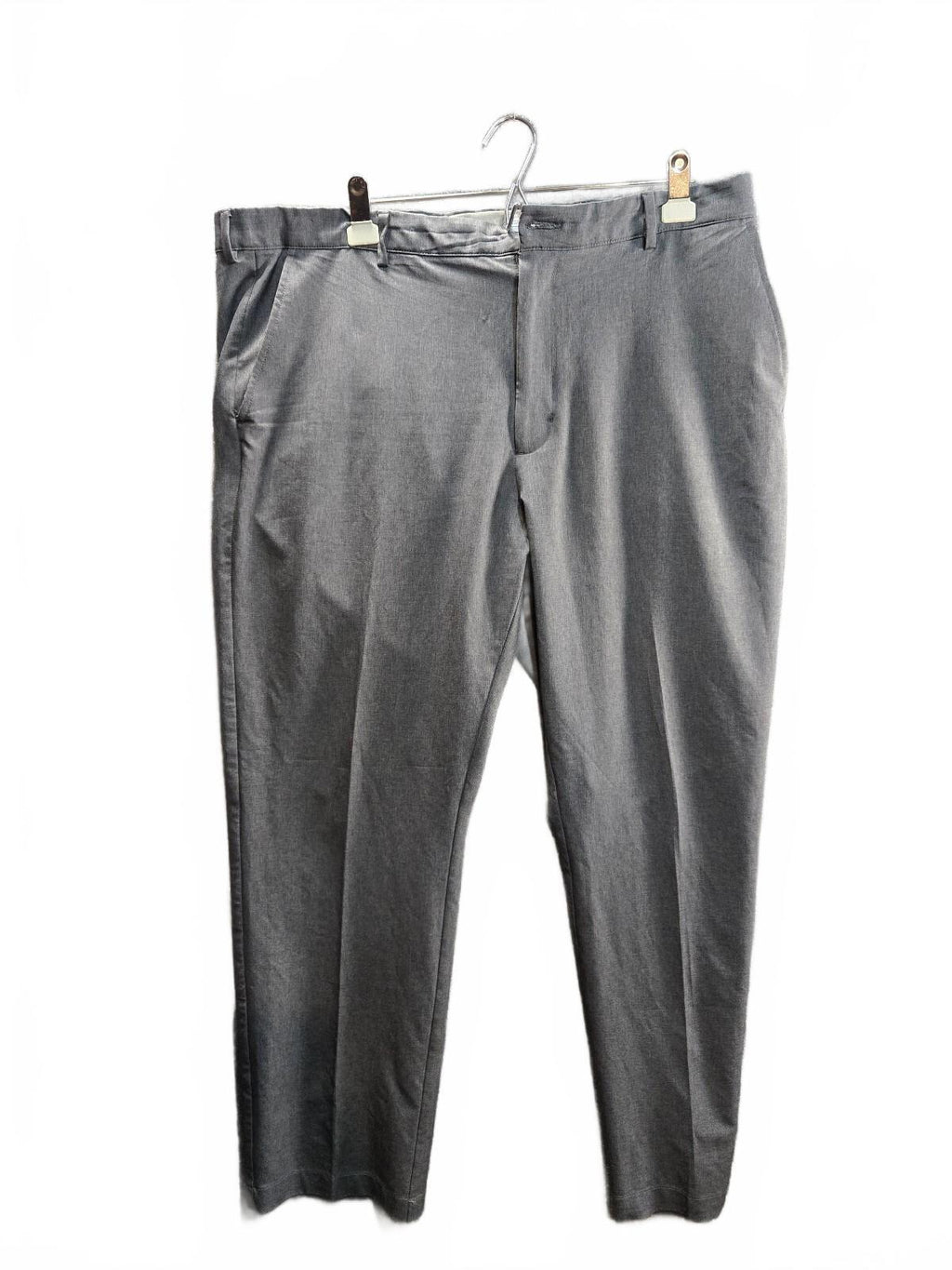 Greg Norman Performance Stretch Golf Pants Flat Front Charcoal Grey Men’s 40x30
