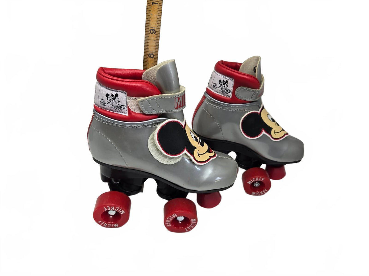 Vintage 1980s Disney Mickey Mouse Kids roller Skates  By Brookfield