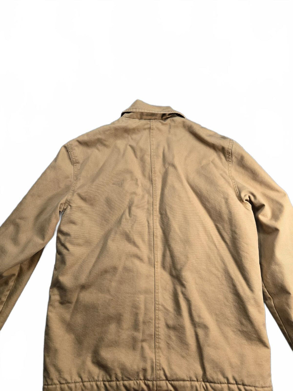 Ruff Hewn Men's Tan Cotton Sherpa Lined Jacket Size M