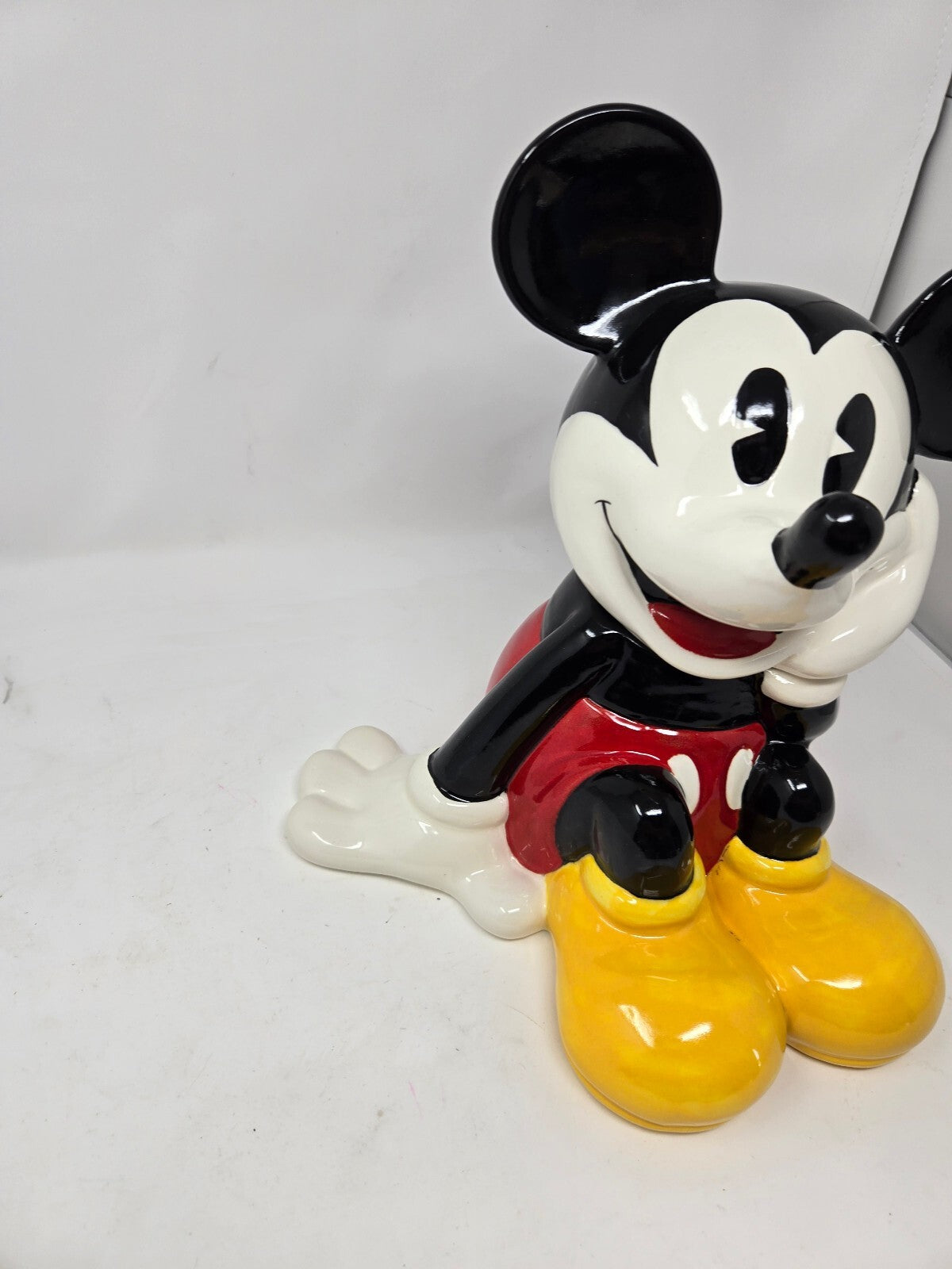 1990s Treasure Craft Mickey Mouse Ceramic Cookie Jar NIB