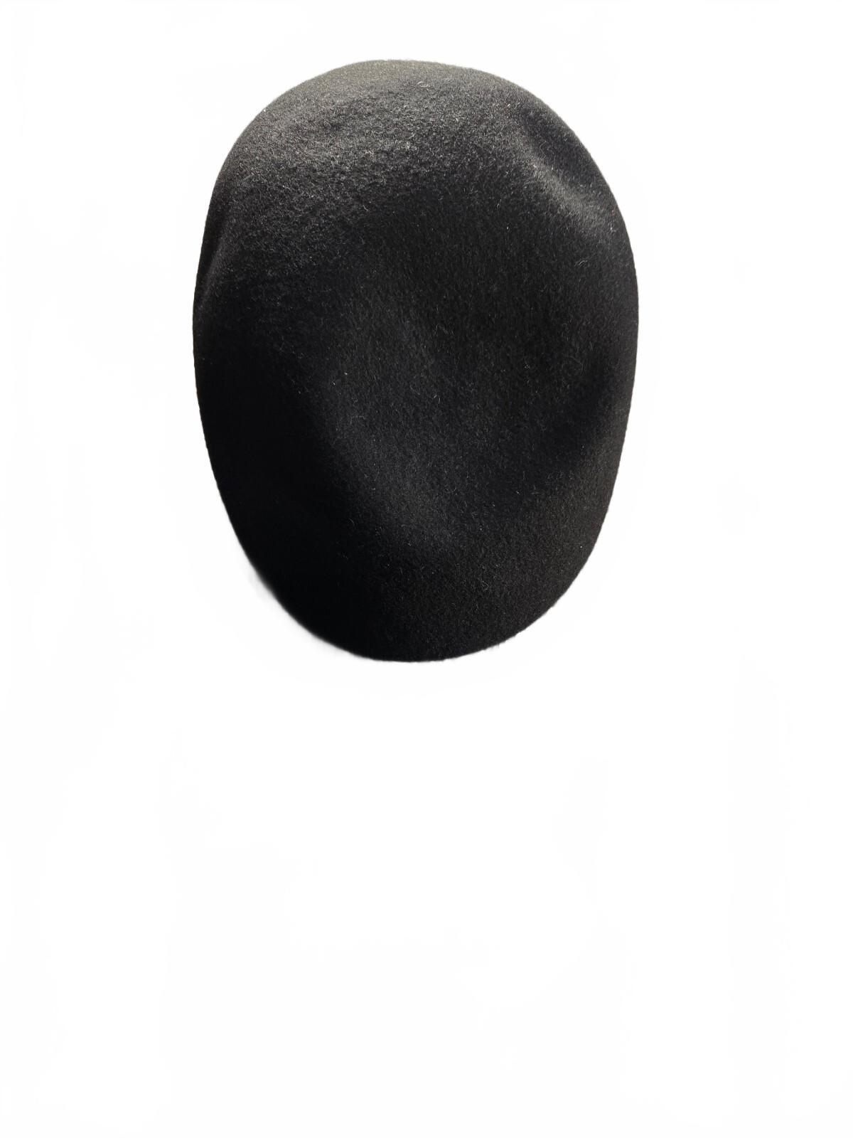 Scala Classic 100% Wool Black Flat Cap Hat Large