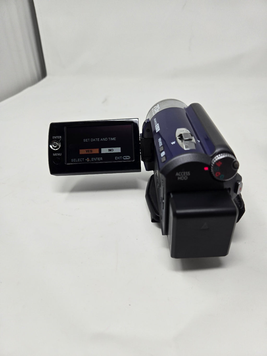 Panasonic SDR-H80 Blue Digital Camcorder | 60GB HDD, 70x Optical Zoom, Tested