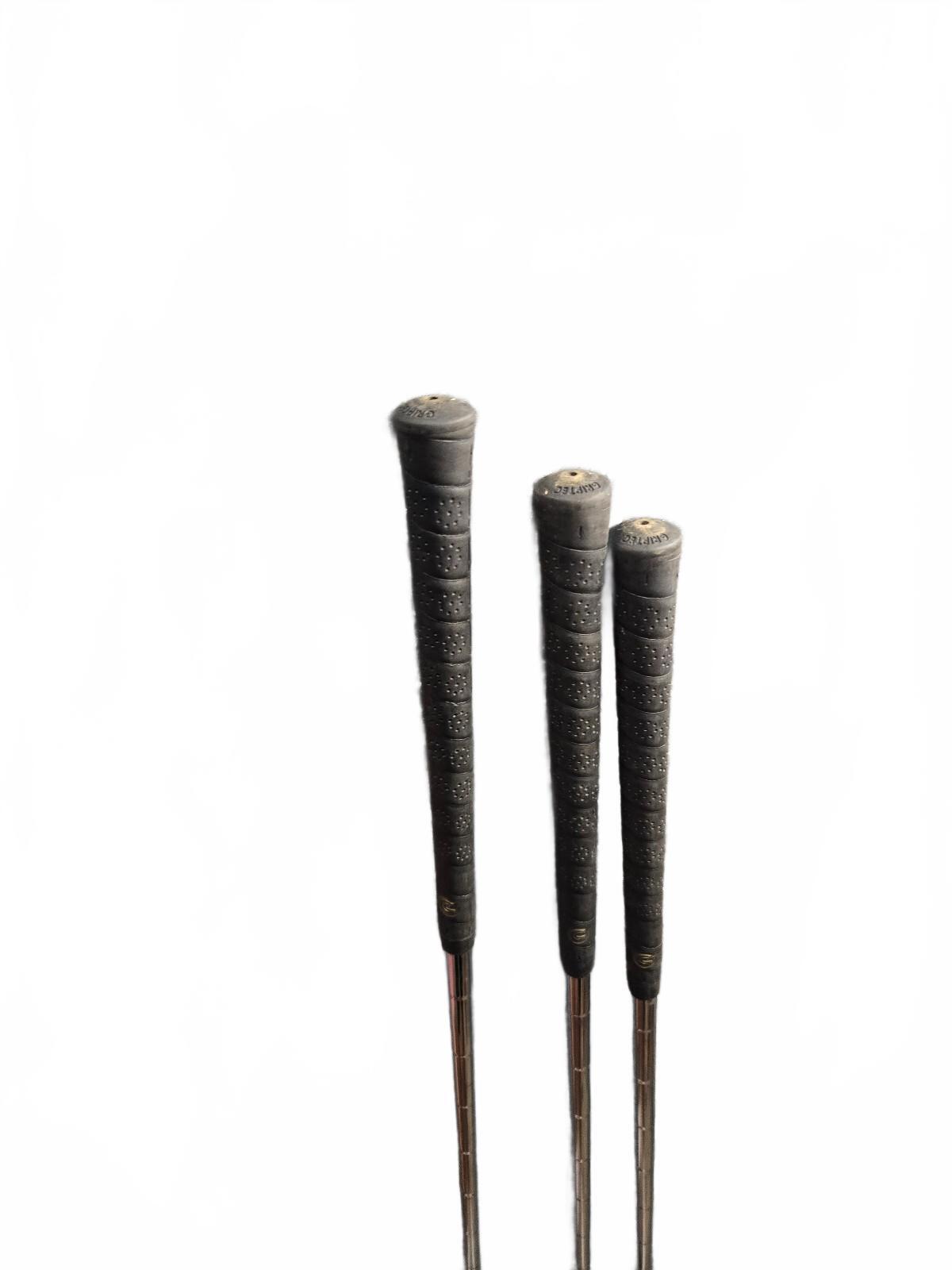 Vintage Persimmon Genuine U.S.A. Golf Clubs Set of 3