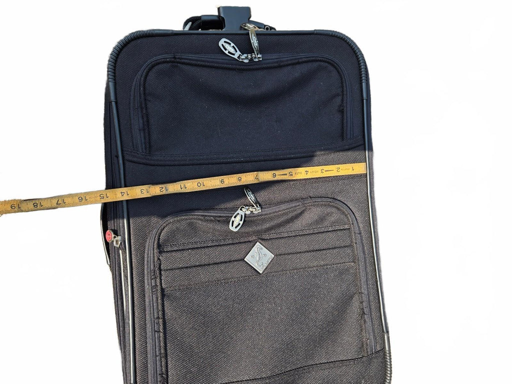 Atlantic Softside Rolling Suitcase Black 2-Wheel Carry-On Bag 387 92-93F