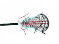 STX Lacrosse Complete Stick with Pink and Turquoise Design YOUTH