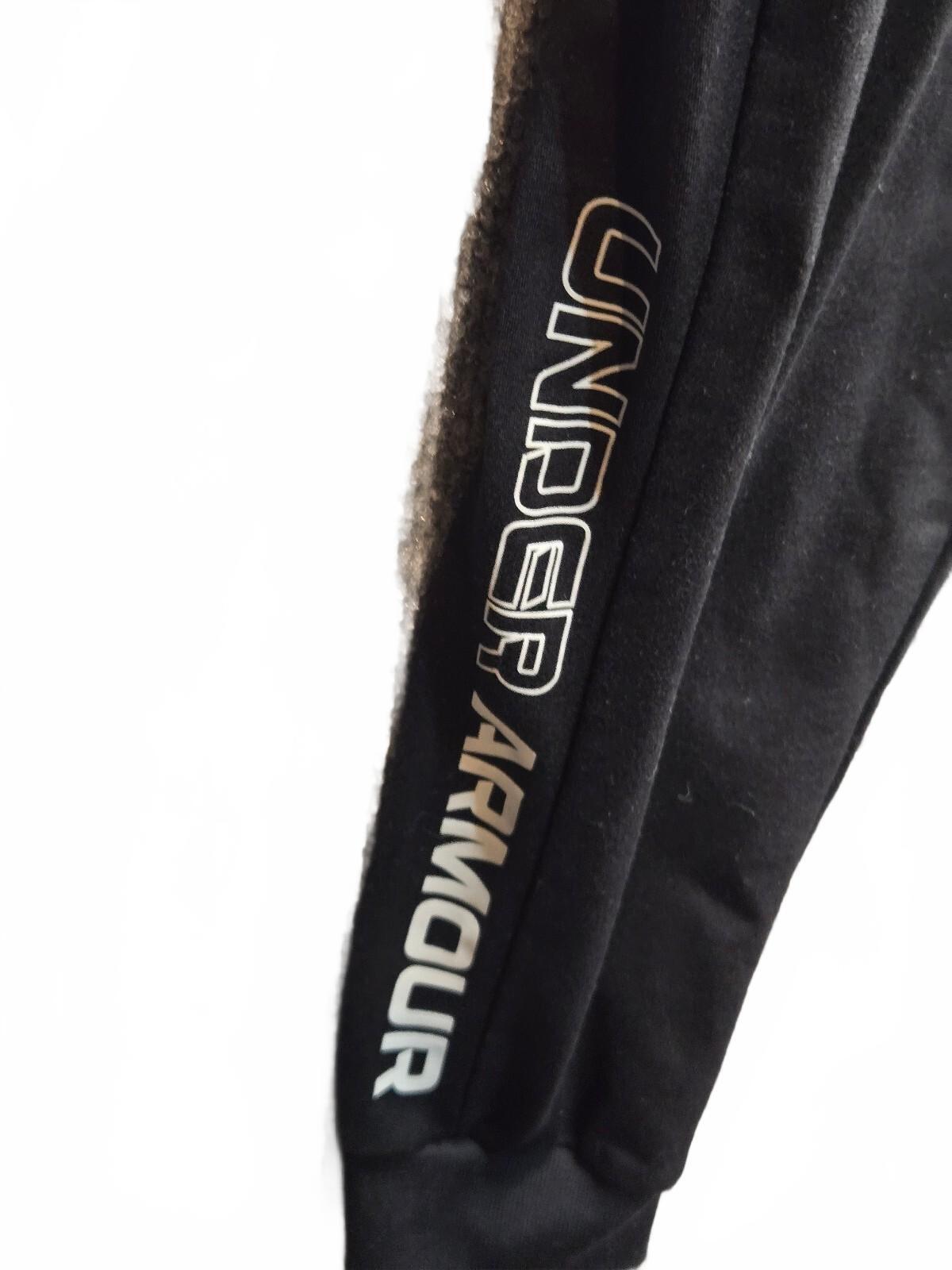 Under Armour Black Athletic Jogger Pants with Logo YM
