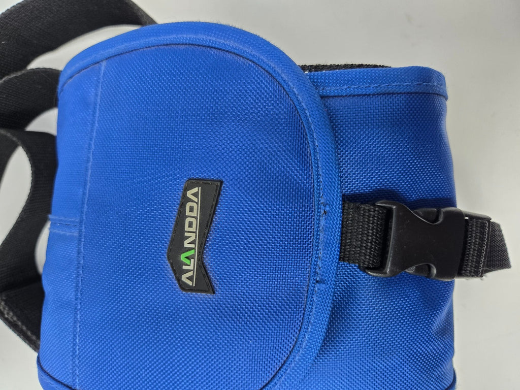 Alandda Blue Padded Camera Bag Pouch | Adjustable Shoulder Strap & Buckle