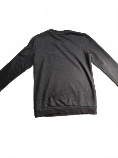 Black Sweatshirt with Colorful Castle Graphic, Size Medium