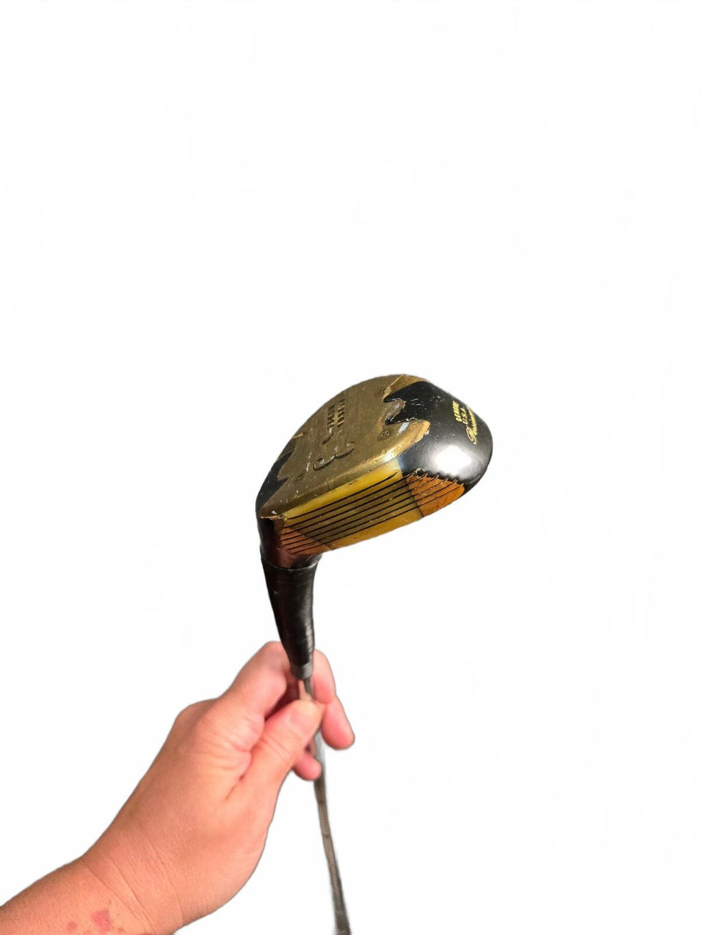 Vintage Persimmon Genuine U.S.A. Golf Clubs Set of 3