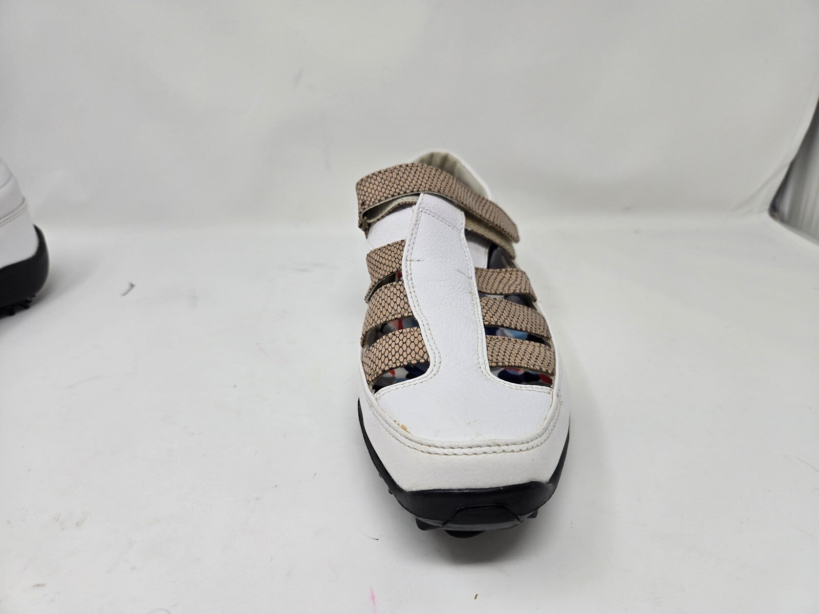 FootJoy LoPro Collection White and Tan Golf Shoes Size 8.5 M