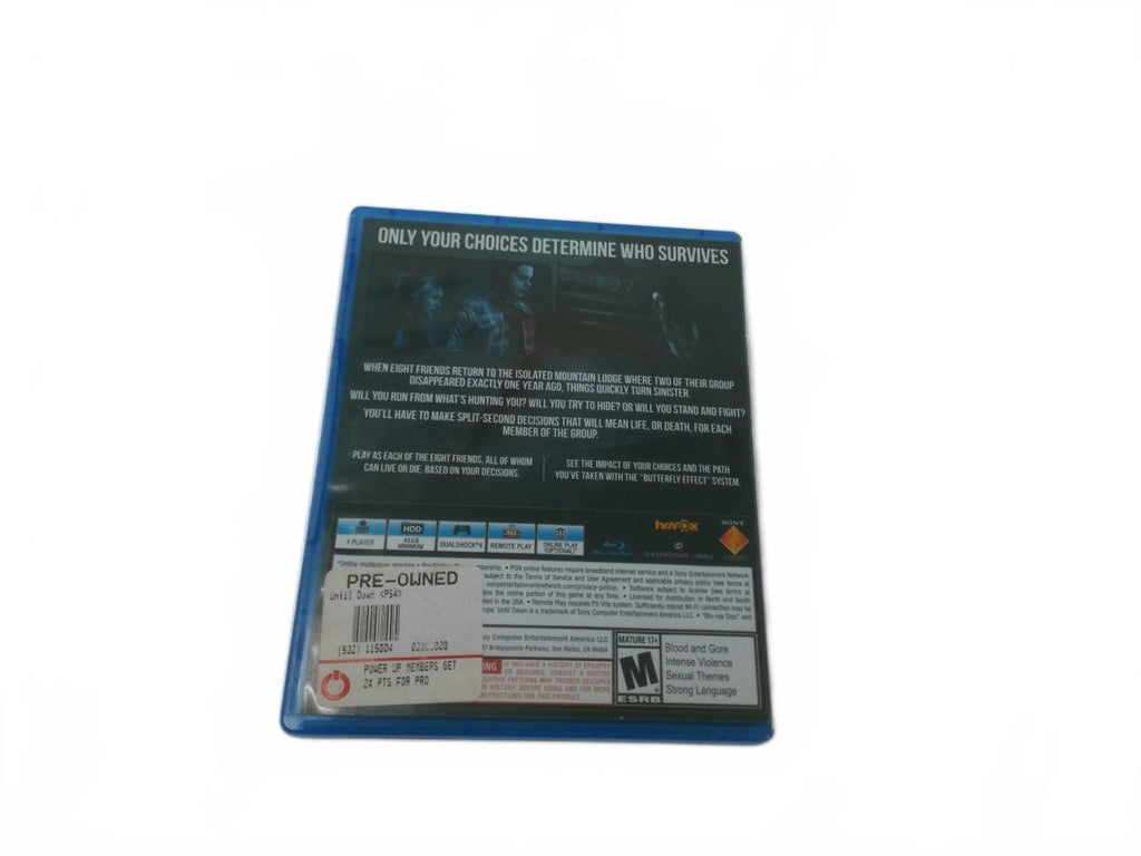 Until Dawn PlayStation 4 Game
