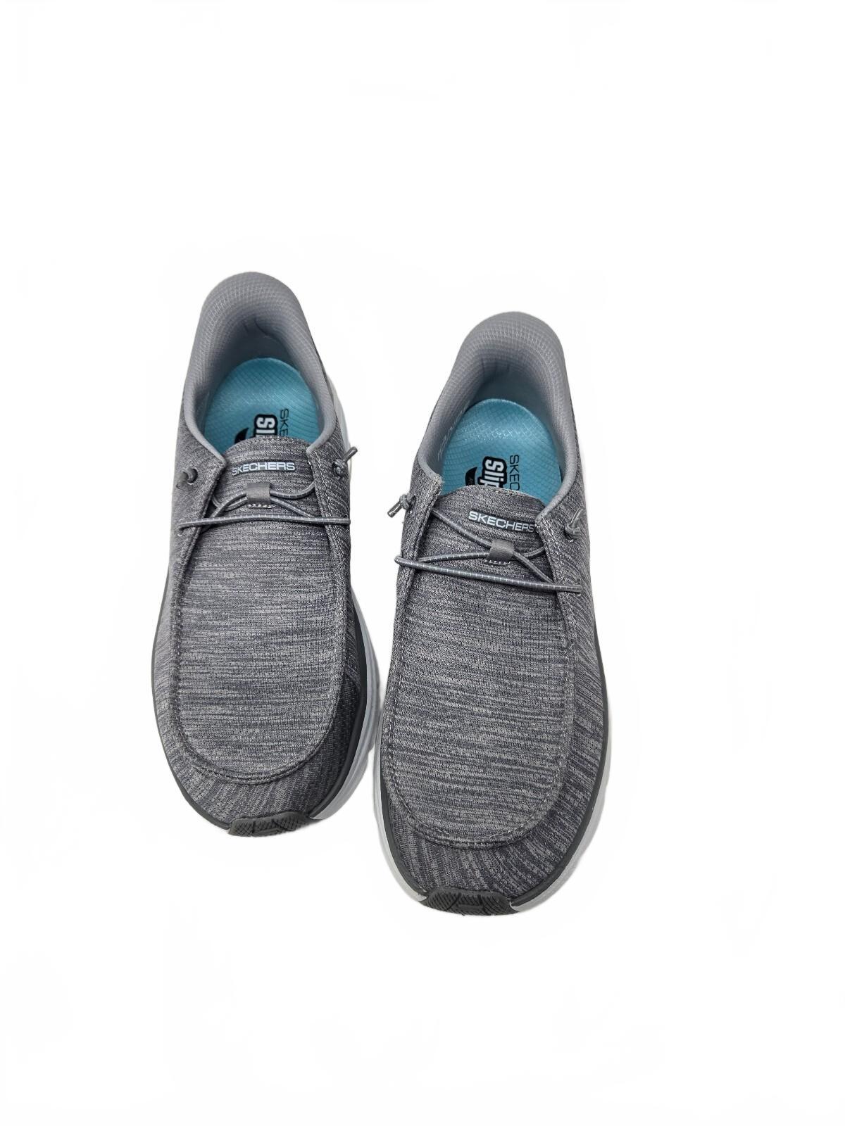 Skechers Max Cushioning Slip-On Sneakers in Gray, Size 9.5