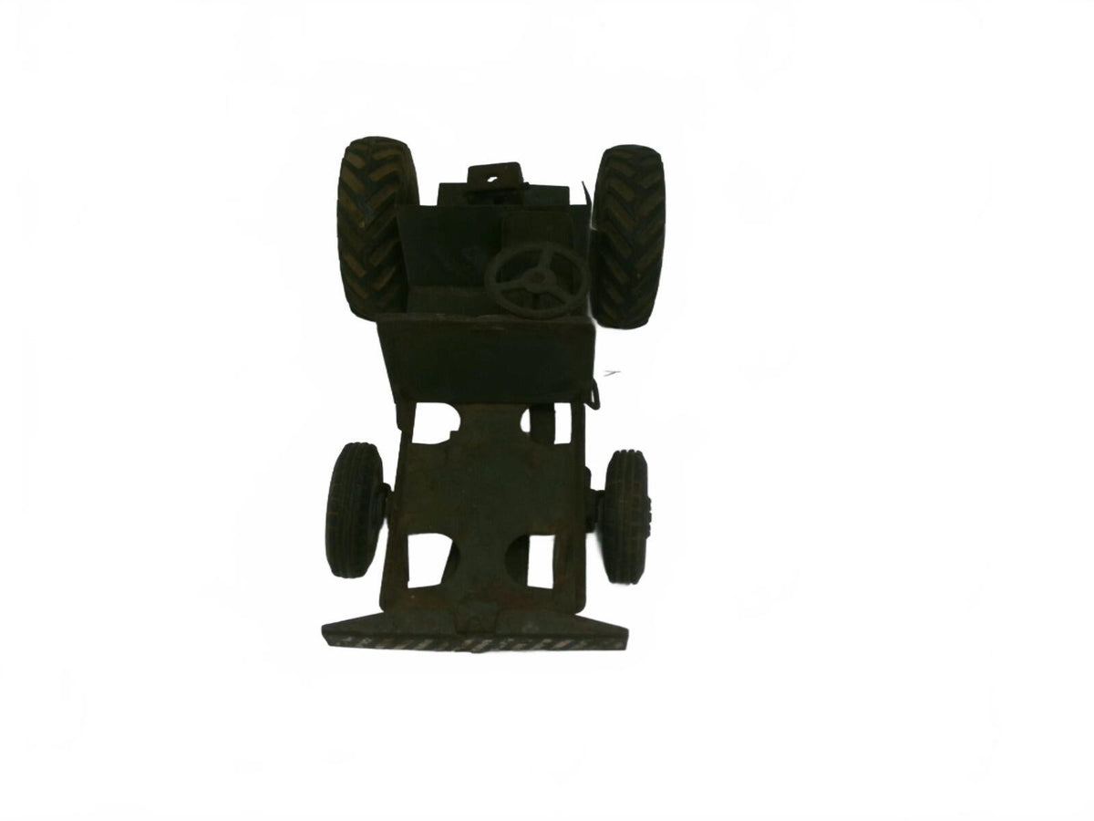 Vintage Metal Miniature Farm Tractor Toy