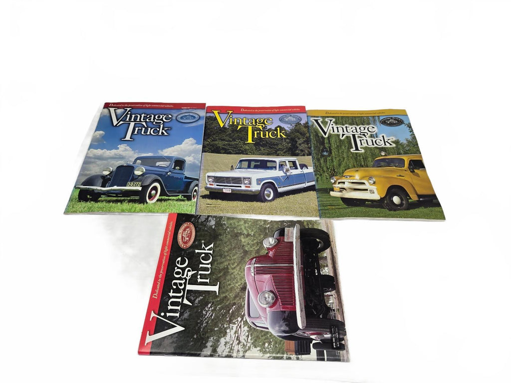 Set of 4 Vintage Truck Magazines with Classic Truck Covers
