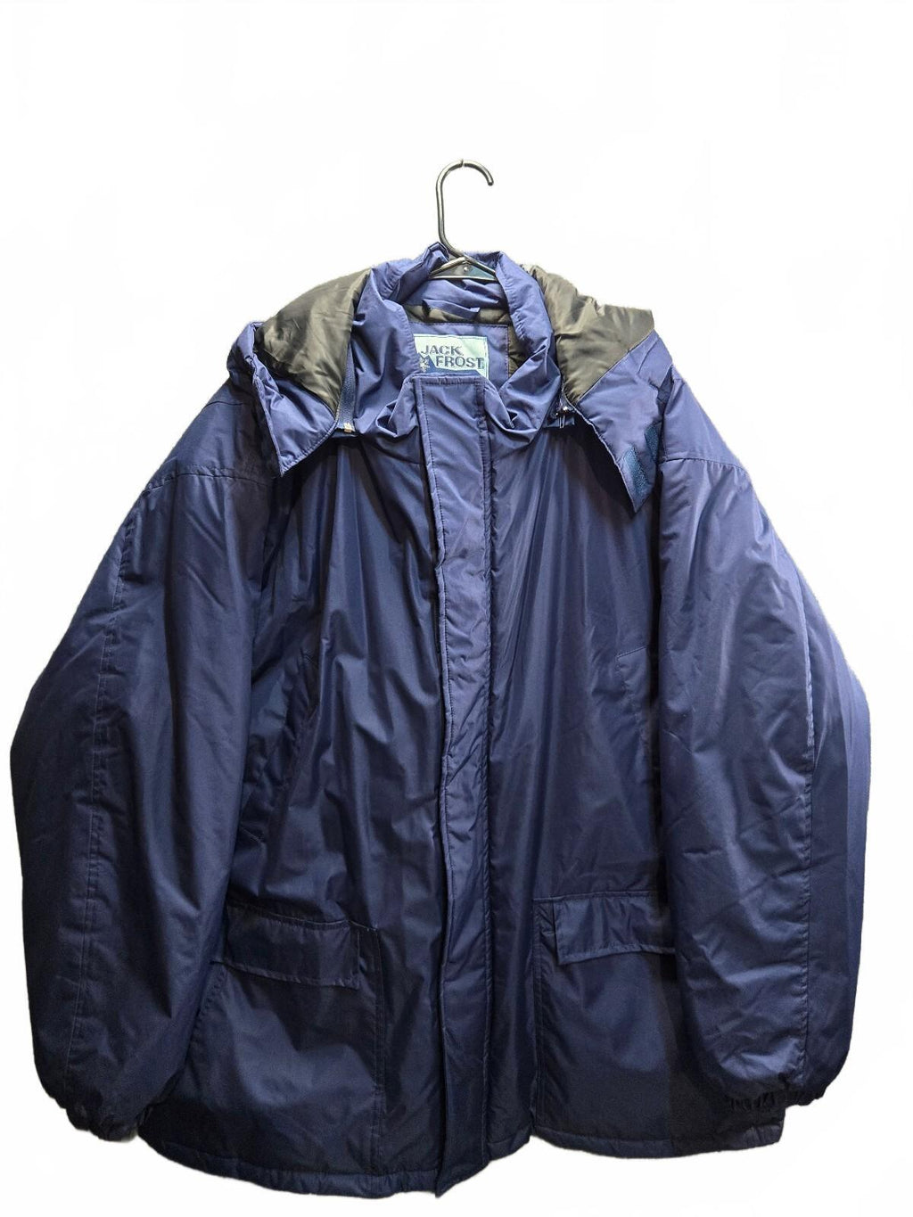 Jack Frost Men's 3XL Navy Blue Winter Jacket with Hood