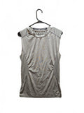 Nike Pro Combat Boys Sleeveless Compression Shirt Youth Gray Dri-Fit Tank l