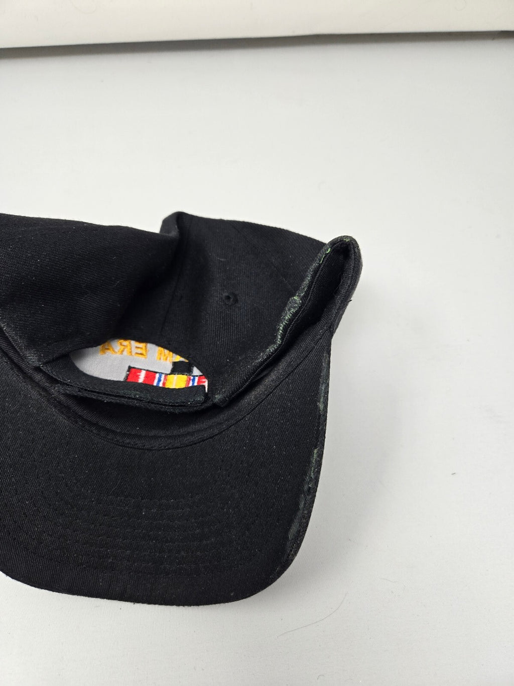 Vietnam Era Veteran Embroidered Black Baseball Cap Military Hat Adjustable